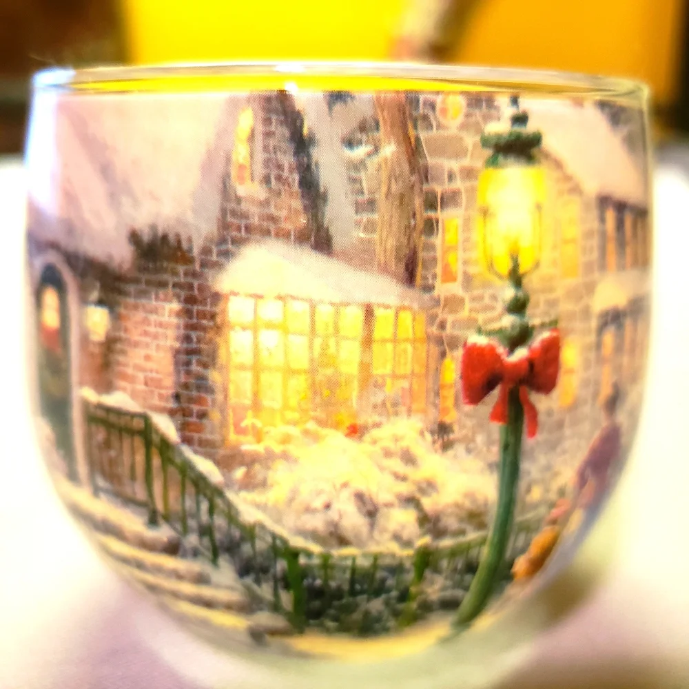 Vintage Glade MT Holiday Candle Scents Glass